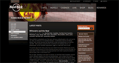 Desktop Screenshot of blog.hardrock.com